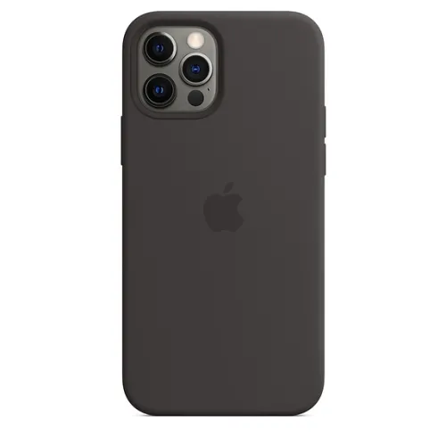 Калъф, Apple iPhone 12/12 Pro Silicone Case with MagSafe - Black - image 6