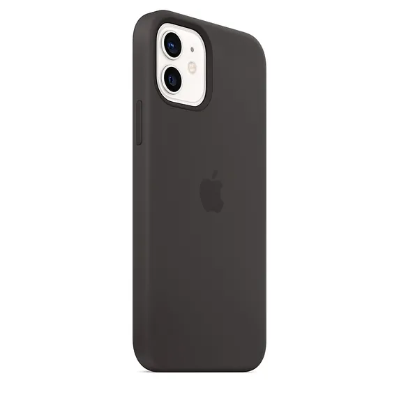 Калъф, Apple iPhone 12/12 Pro Silicone Case with MagSafe - Black - image 7