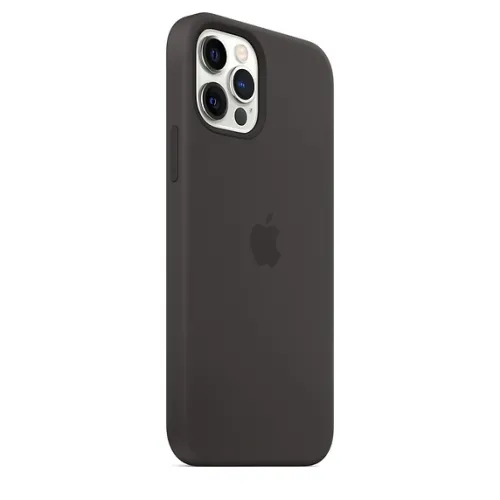 Калъф, Apple iPhone 12/12 Pro Silicone Case with MagSafe - Black - image 8