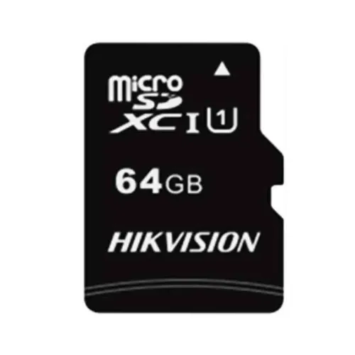 Памет, HIkVision 64GB microSDXC, Class 10, UHS-I, TLC, up to 92MB/s read speed, 30MB/s write speed