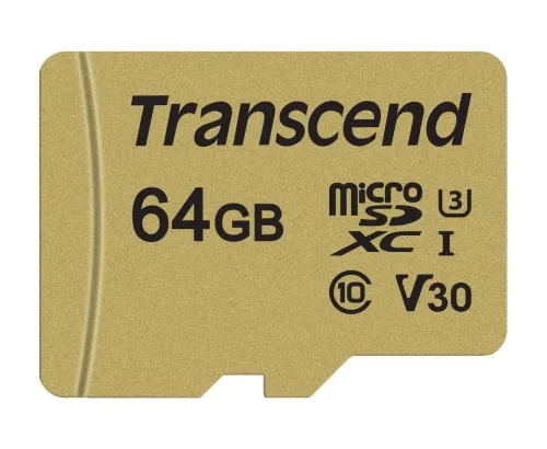 Памет, Transcend 64GB micro SD UHS-I U3 (with adapter), MLC