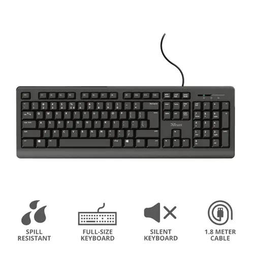 Tastatură, TRUST Primo Keyboard layout BG - 5
