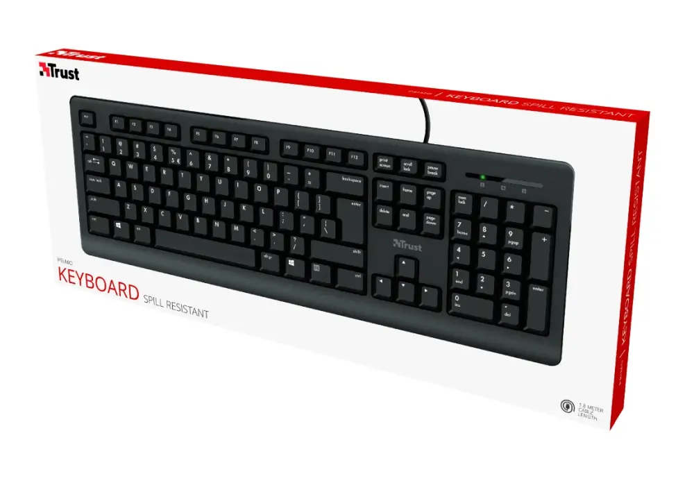 Πληκτρολόγιο, TRUST Primo Keyboard διάταξη BG - image 5