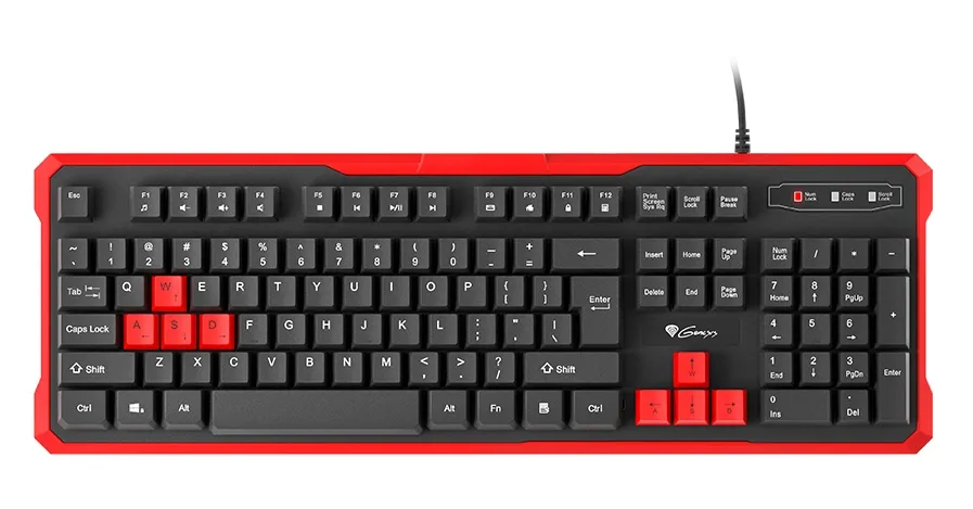 Клавиатура, Genesis Gaming Keyboard Rhod 110 Red Us Layout