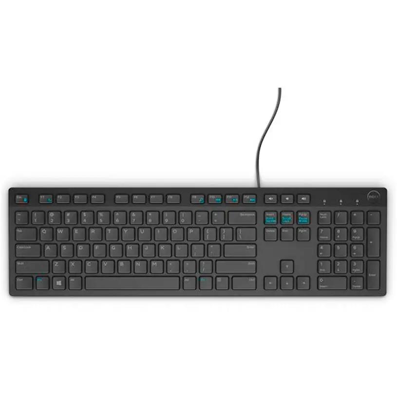 Клавиатура, Dell KB216 Wired Multimedia Keyboard Bulgarian Black