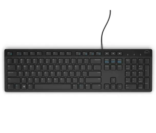 Клавиатура, Dell KB216 Wired Multimedia Keyboard Black