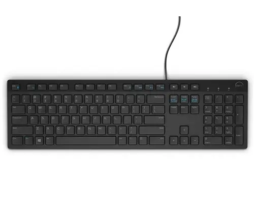 Tastatură, Dell KB216 Tastatură multimedia cu fir, neagră - 1