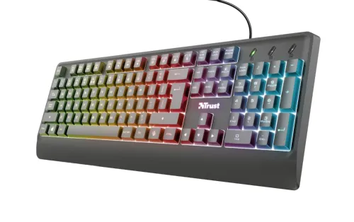 Клавиатура, TRUST Ziva Gaming LED Keyboard US - image 1