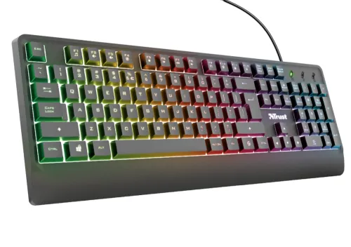 Клавиатура, TRUST Ziva Gaming LED Keyboard US - image 2