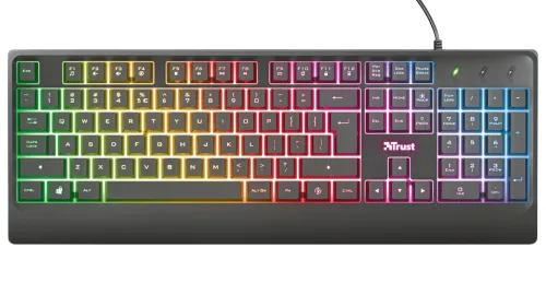 Клавиатура, TRUST Ziva Gaming LED Keyboard US