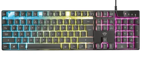 Tastatură, TRUST GXT 835 Azor pentru gaming, US - 3