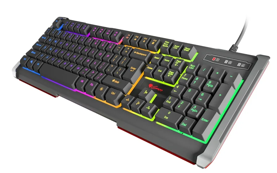 Клавиатура, Genesis Gaming Keyboard Rhod 400 Rgb Backlight Us Layout - image 2