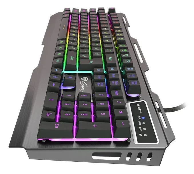 Клавиатура, Genesis Gaming Keyboard Rhod 420 Rgb Backlight Us Layout - image 2