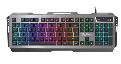 Клавиатура, Genesis Gaming Keyboard Rhod 420 Rgb Backlight Us Layout