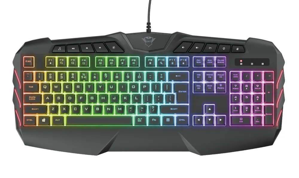 Клавиатура, TRUST GXT 881 Odyss Semi-mechanical Keyboard US