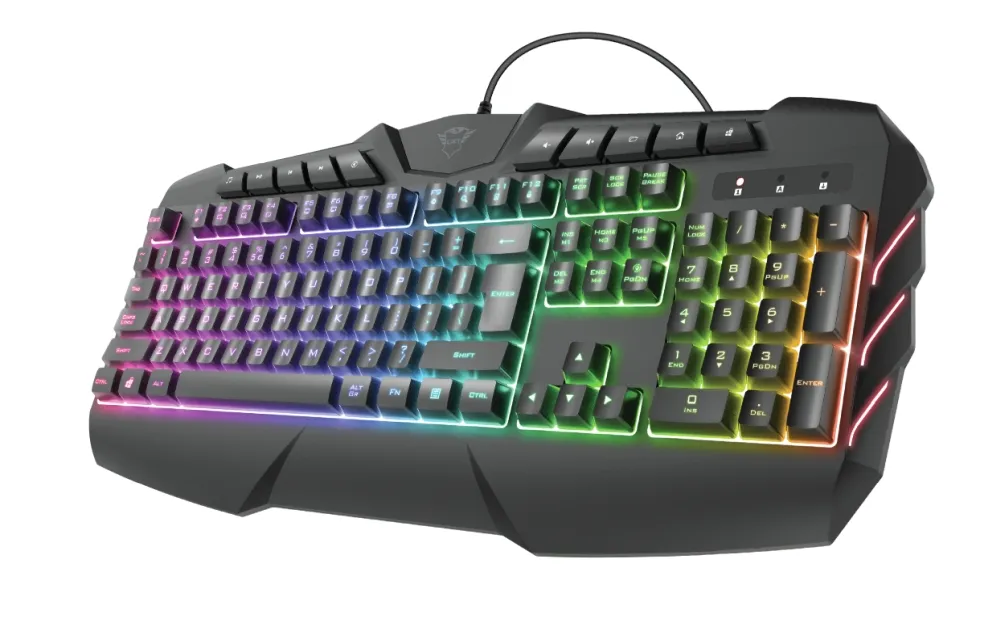 Клавиатура, TRUST GXT 881 Odyss Semi-mechanical Keyboard US - image 1