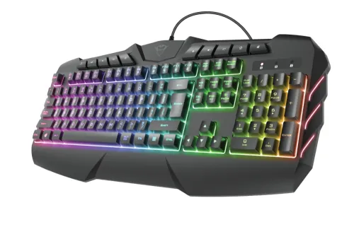 Клавиатура, TRUST GXT 881 Odyss Semi-mechanical Keyboard US - image 1