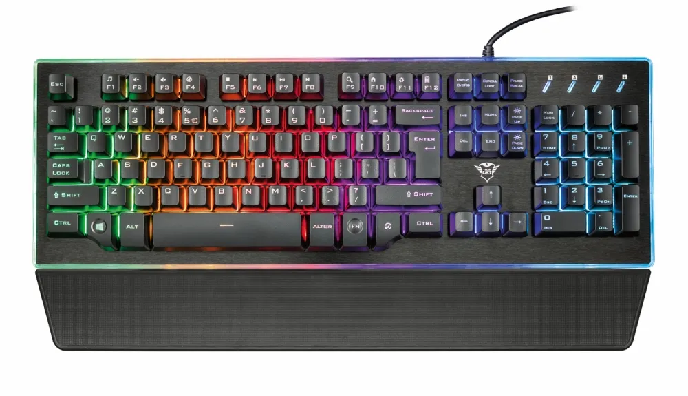 Клавиатура, TRUST GXT 860 Thura Semi-mechanical Keyboard