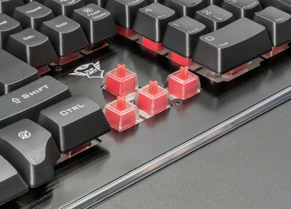 Клавиатура, TRUST GXT 860 Thura Semi-mechanical Keyboard - image 5