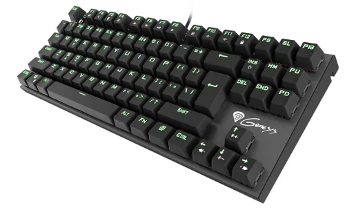 Клавиатура, Genesis Mechanical Gaming Keyboard Thor 300 Tkl Green Backlight Outemu Blue Switch Us Layout - image 1