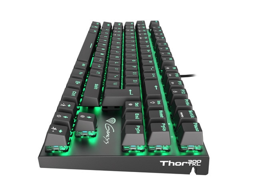 Клавиатура, Genesis Mechanical Gaming Keyboard Thor 300 Tkl Green Backlight Outemu Blue Switch Us Layout - image 3