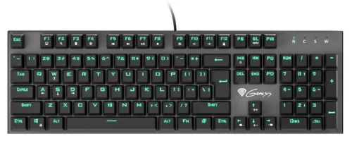 Клавиатура, Genesis Mechanical Gaming Keyboard Thor 300 Tkl Green Backlight Outemu Blue Switch Us Layout