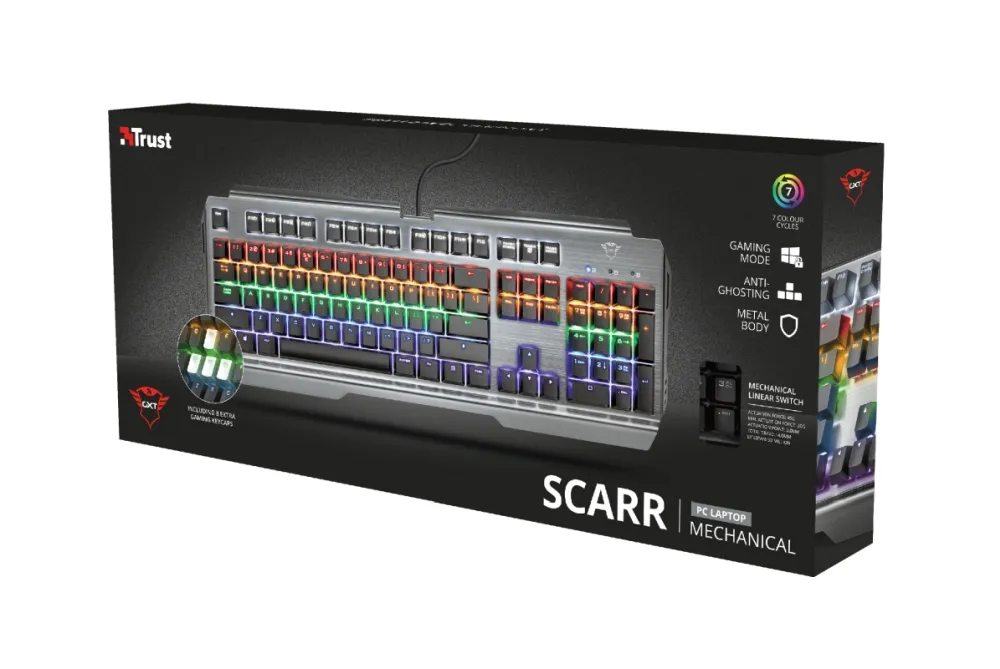 TRUST GXT 877 Scarr Mechanical Keyboard US - image 8