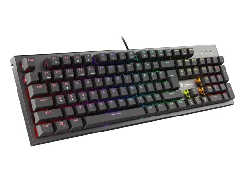 Клавиатура, Genesis Mechanical Gaming Keyboard Thor 300 RGB US Layout RGB Backlight Red Switch Software - image 2