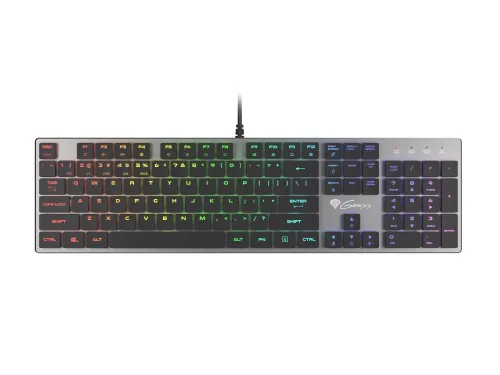 Клавиатура, Genesis Mechanical Gaming Keyboard Thor 420 RGB Backlight Content Slim Blue Switch US Layout