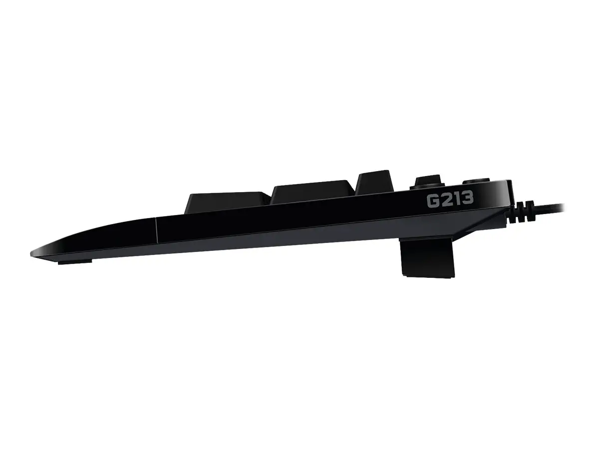 Клавиатура, Logitech G213 Prodigy Gaming Keyboard, Lightsync, Spill Resistant, Palm Rest, Media Controls, Black - image 3