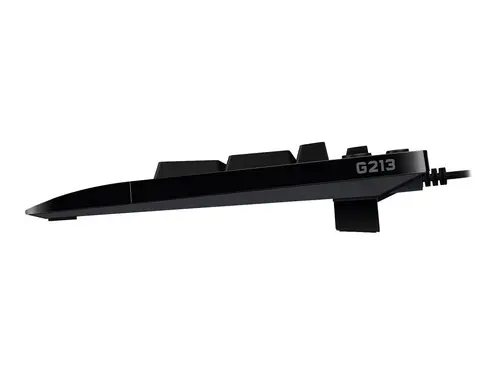 Tastatură, Logitech G213 Prodigy Gaming Keyboard, Lightsync, rezistentă la lichide, suport pentru încheietura mâinii, controale media, neagră - 4