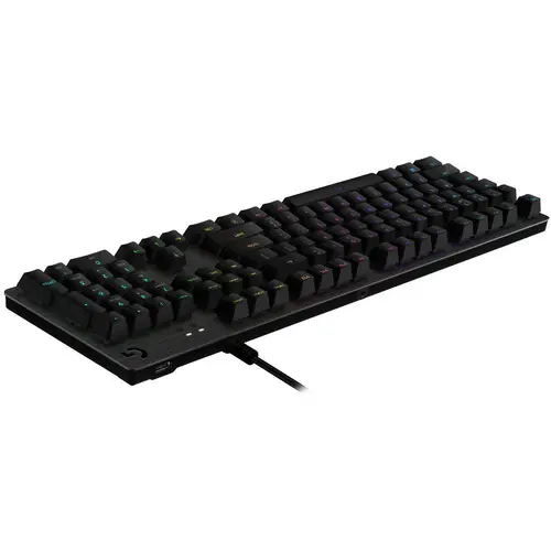 Клавиатура, Logitech G512 Keyboard, GX Red Linear, Lightsync RGB, USB Passthrough Data/Power, Alumium Alloy, Game Mode, Black Carbon - image 3