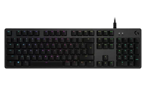Клавиатура, Logitech G512 Keyboard, GX Red Linear, Lightsync RGB, USB Passthrough Data/Power, Alumium Alloy, Game Mode, Black Carbon