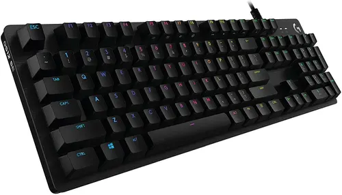 Клавиатура, Logitech G512 Keyboard, GX Blue Clicky, Lightsync RGB, USB Passthrough Data/Power, Alumium Alloy, Game Mode, Black Carbon - image 1