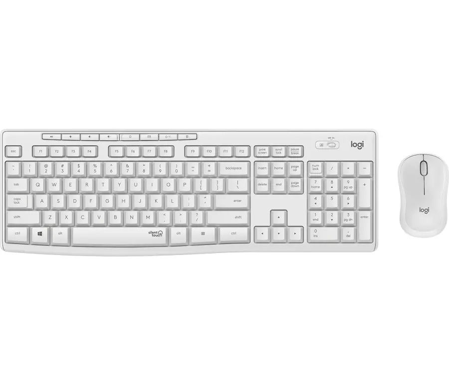 Σετ, Logitech MK295 Silent Wireless Combo - OFF WHITE - US INTL - 2.4GHZ - INTNL