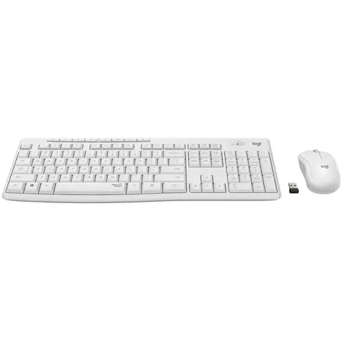 Комплект, Logitech MK295 Silent Wireless Combo - OFF WHITE - US INTL - 2.4GHZ - INTNL - image 1