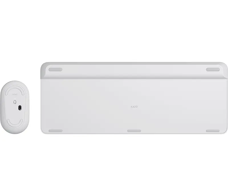 Комплект, Logitech Slim Wireless Keyboard and Mouse Combo MK470 - OFFWHITE - image 3