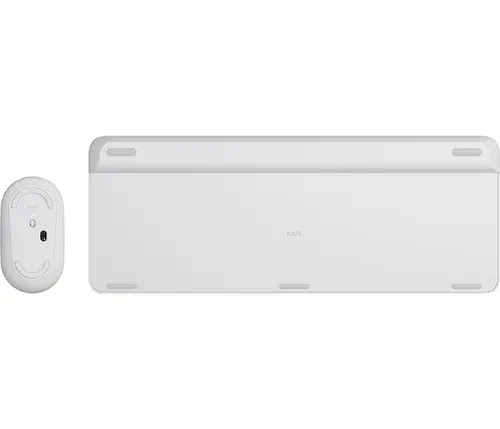 Set, Logitech Slim Wireless Keyboard and Mouse Combo MK470 - OFFWHITE - 4