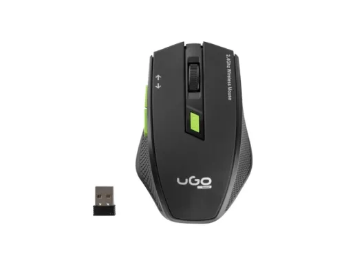 Мишка, uGo Mouse MY-04 wireless optical 1800DPI, Black