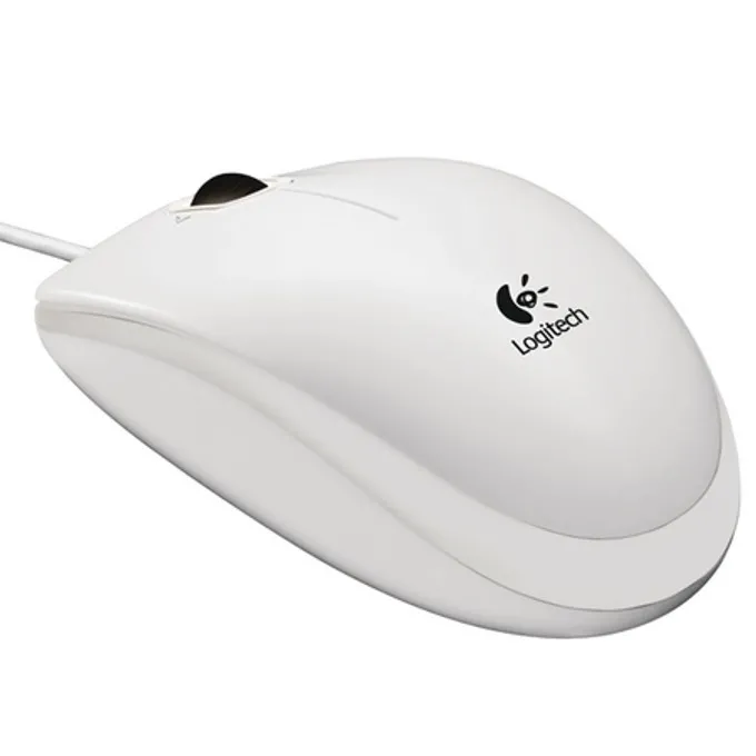Мишка, Logitech B100 Optical Mouse for Business White - image 2
