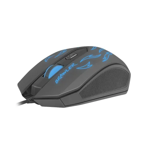 Мишка, Fury Gaming mouse, Brawler optical 1600dpi Illuminated Black - image 1