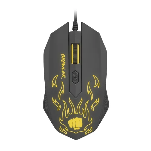 Мишка, Fury Gaming mouse, Brawler optical 1600dpi Illuminated Black - image 4