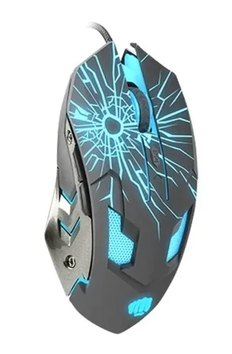 Мишка, Fury Gaming mouse, Gladiator, optical 3200DPI, Illuminated black - image 2