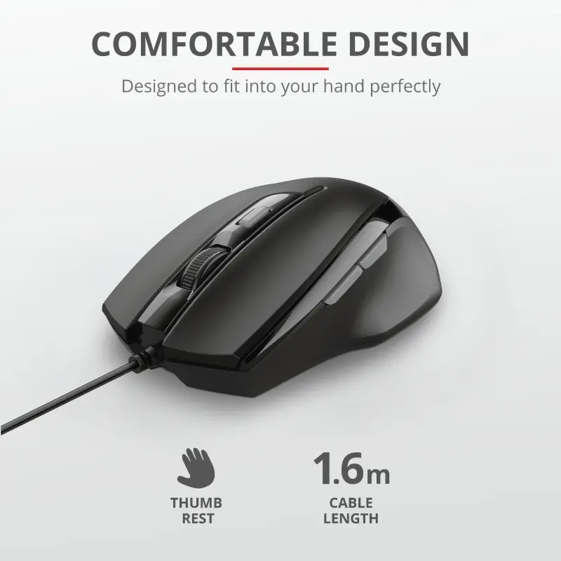 Mouse, TRUST Voca Comfort Mouse - image 4