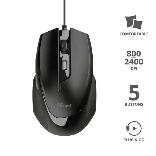 Mouse, TRUST Voca Comfort Mouse - 7