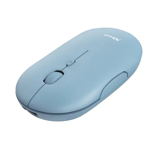 Мишка, TRUST Puck Wireless & BT Rechargeable Mouse Blue - image 2