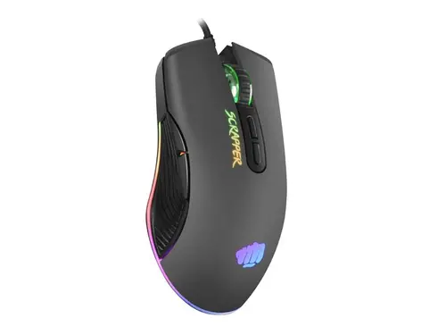 Mouse, Fury Gaming Mouse Scrapper 6400DPI optic cu software, iluminare RGB - 2