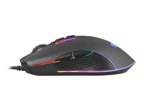 Мишка, Fury Gaming Mouse Scrapper 6400DPI Optical With Software RGB Backlight - image 4