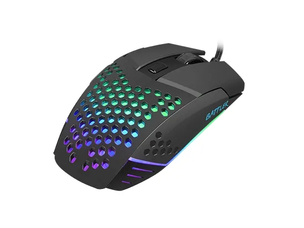 Мишка, Fury Gaming Mouse Battler 6400 DPI Optical With Software Black - image 2