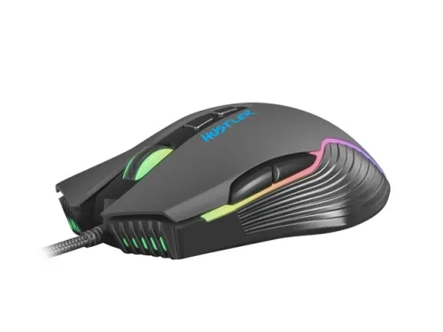 Мишка, Fury Gaming Mouse Hustler 6400DPI Optical With Software RGB Backlight - image 3